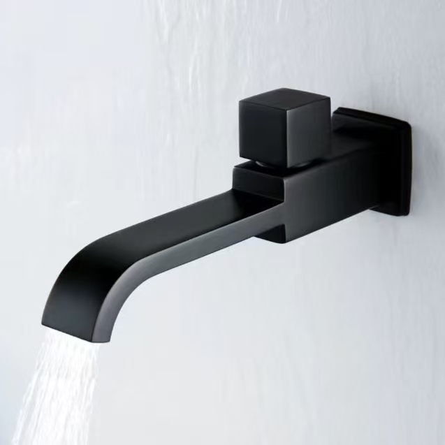 Minimalist Square-Pattern Hidden Faucet
