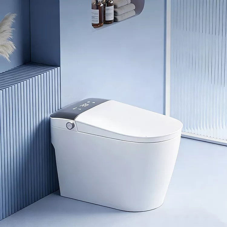 Suuren näytön digitaalisen näytön nuppi Smart WC