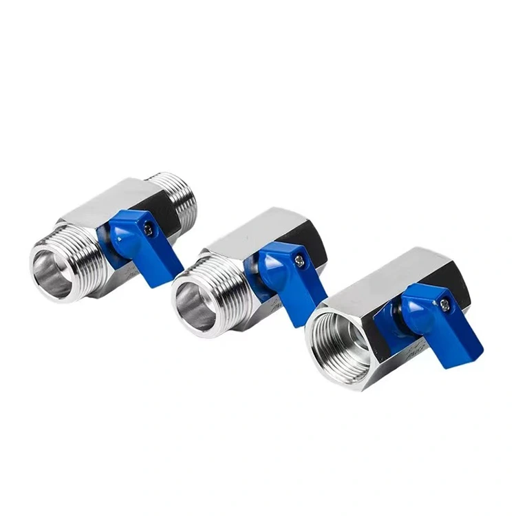 Erityinen minipalloventtiili LVI- ja kaasukäyttöön